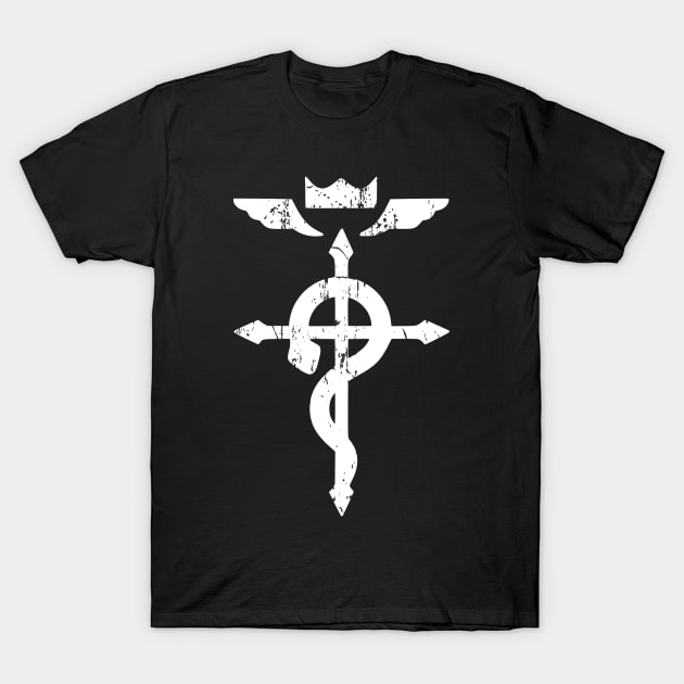 Flamel white symbol T-Shirt by OtakuShirt